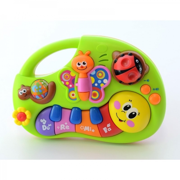Tulimi Elektronické piánko, Housenka, oranžové/zelené