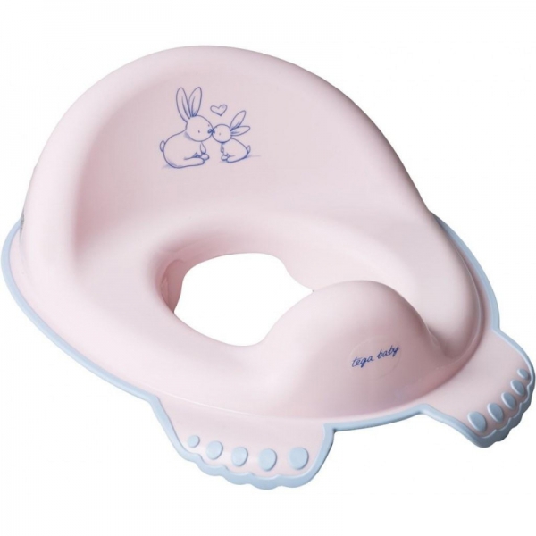 Tega Baby Adaptér, treningové sedátko na WC Eco Bunny, růžové