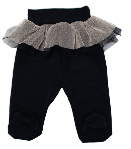 Mamatti Kojenecké polodupačky s týlem Vánoce, černé, vel. 80, Velikost: 80 (9-12m)