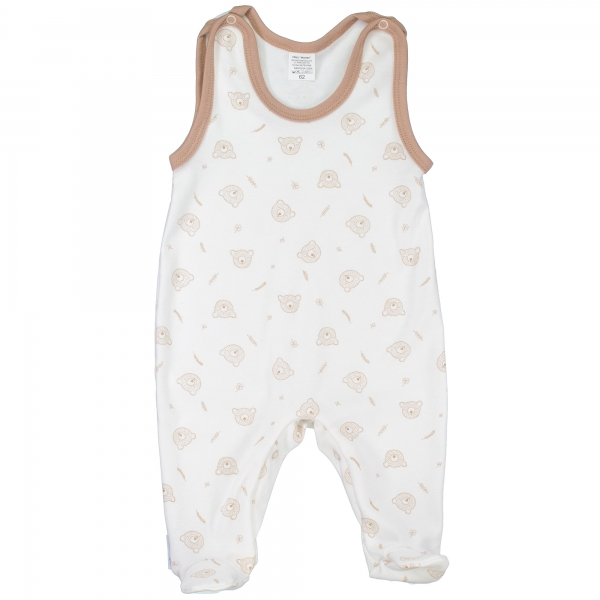 Kojenecké dupačky, bavlna Teddy Baby - béžová, vel. 68
