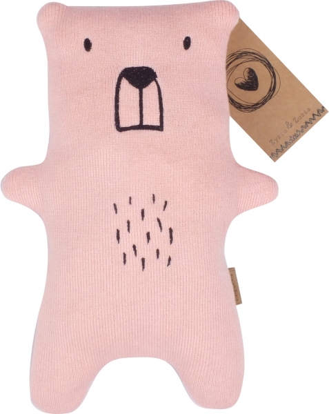 Mazlíček, hračka pro miminka Z&Z Bear 26 cm, růžový