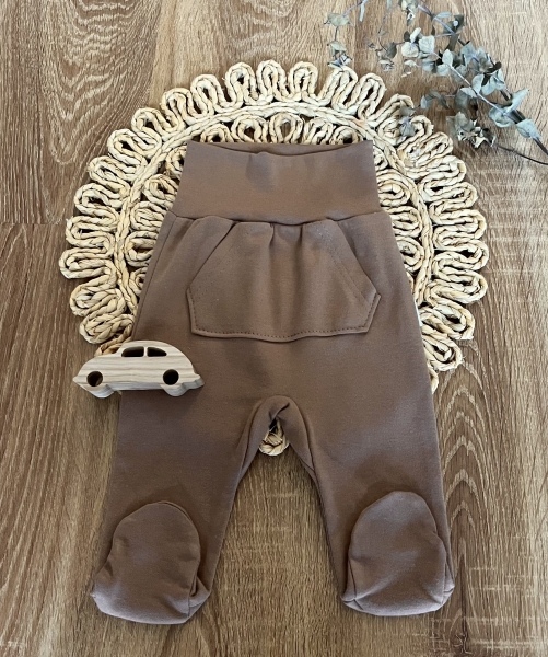 Kojenecké polodupačky Mamatti, Safari - hnědé, vel. 56