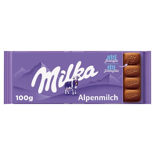 Milka mléčná čokoláda 100g