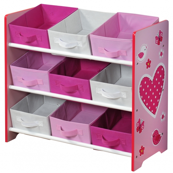 Kesper Organizér na hračky růžový