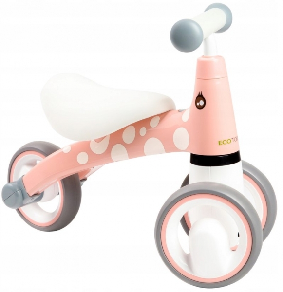 Odrážedlo/tříkolka Eco Toys, Flamingo - růžové