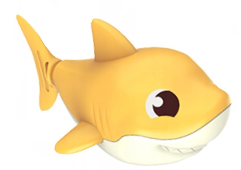 Hračka do vany plovoucí Žralok, žlutá