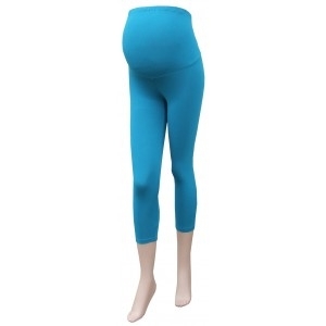 Gregx Těhotenské legíny 3/4 délka - mořská/modrá, Velikost: XXXL (46)