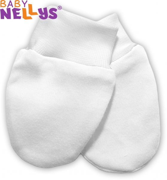 Kojenecké rukavičky Baby Nellys ® - bílé