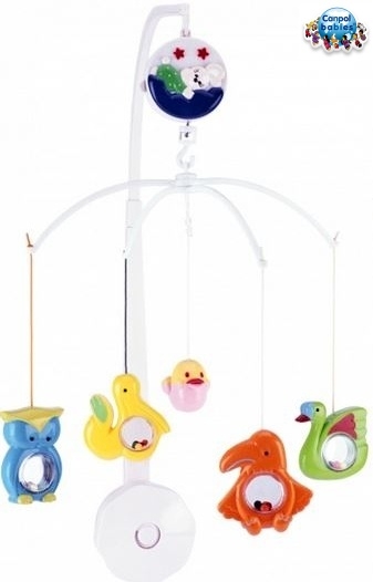 Kolotoč nad postýlku Canpol Babies - PTAČÍ RÁJ