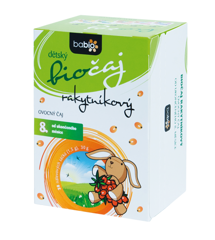 Dětský biočaj BABIO - RAKYTNÍKOVÝ