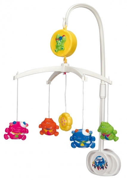 Kolotoč nad postýlku Canpol Babies - Kravička a hroši
