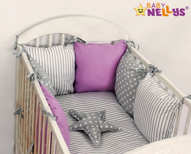 Baby Nellys Mantinel Be Love Lux polštářkový s povlečením vzor č. 4