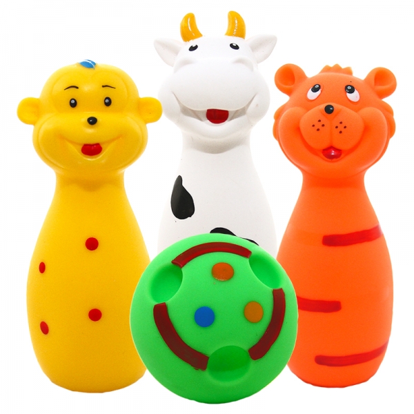 Hencz Toys Gumové kuželky + koule