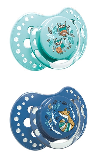 Lovi dudlíky FOLKY chlapecké, 3 - 6m