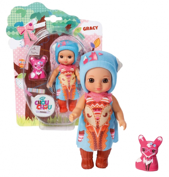CHOU CHOU panenka mini Lištičky - GRACY - 1 ks