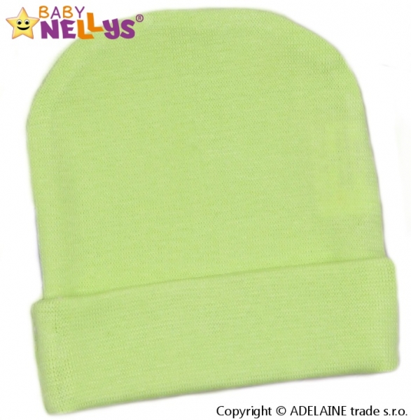 Baby Nellys Novorozenecká čepička  - zelená, vel. 62, Velikost: 62 (2-3m)