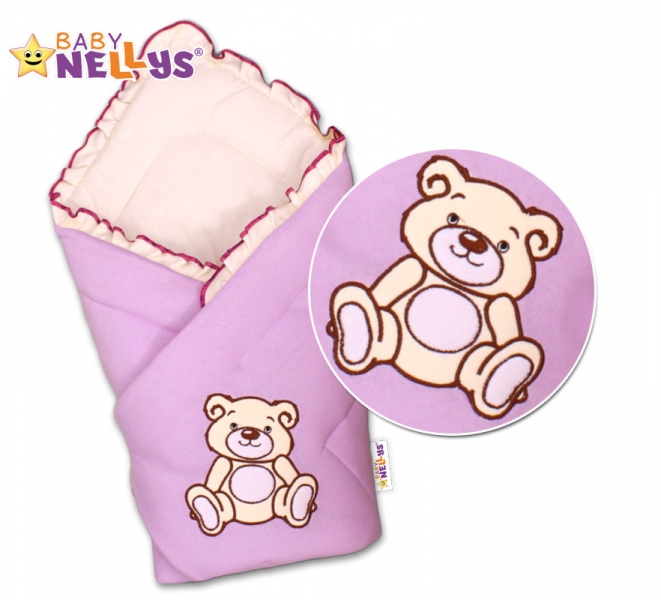 Zavinovačka Teddy Bear - jersey - lila