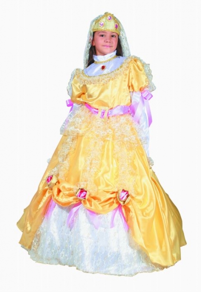Karnevalový kostým princezna Zlatava, vel. S - Kostým princezna Zlatava, vel. S