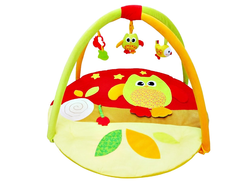 Podložka baby sova s hrazdičkou - Podložka baby sova s hrazdičkou - 1ks