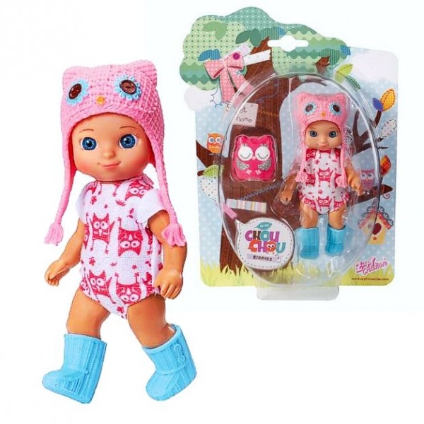 CHOU CHOU panenka mini Sovičky - AMY - CHOU CHOU panenka mini Sovičky - AMY - 1ks