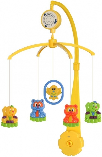 Kolotoč nad postýlku BABY MIX - Kuřátko a zvířatka