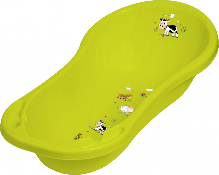 Keeeper Dětská vanička Funny Farm 100cm - zelená