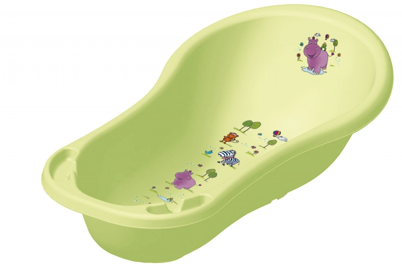 Keeeper Dětská vanička Hippo 100 cm - Limetka