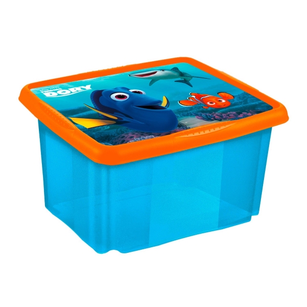 Box na hračky Hledá se Dory 45 l - modrý