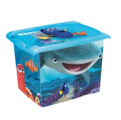 Box na hračky, dekorační Hledá se Dory 20,5 l - modrý