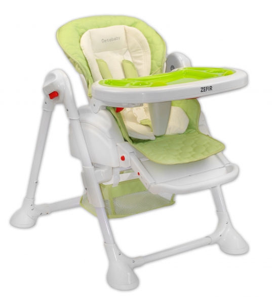 Coto Baby Jídelní židlička a houpačka 2v1 Zefir 2019 - zelená