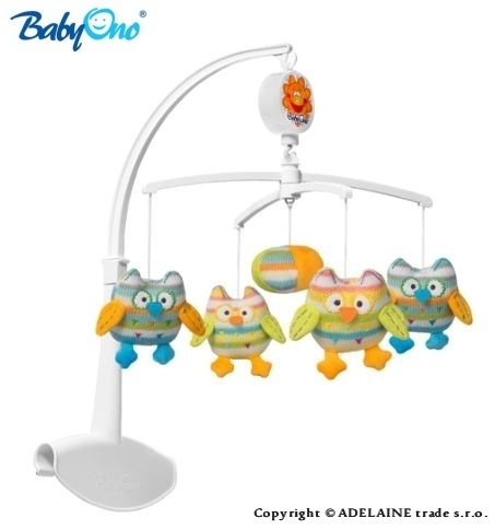 Kolotoč nad postýlku Baby Ono - Sovičky