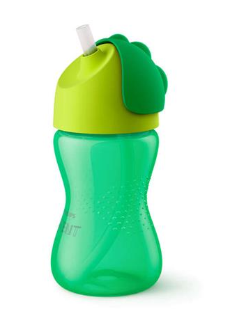 AVENT Hrníček s brčkem 300ml - zelený