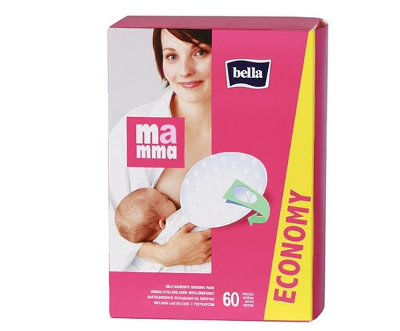 Prsní, absorbční vložky jednorázové Bella Mamma 60ks v balení