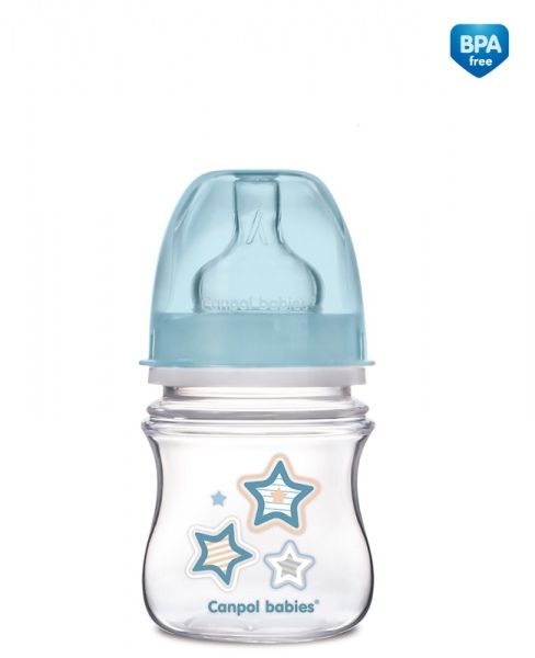 Antikoliková lahvička Newborn Canpol Babies - hvězdička