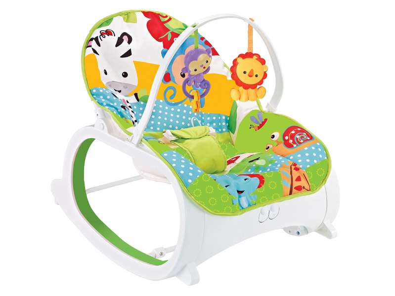 Eco toys Multifunkční lehátko, kolébka s vibrací a hudbou
