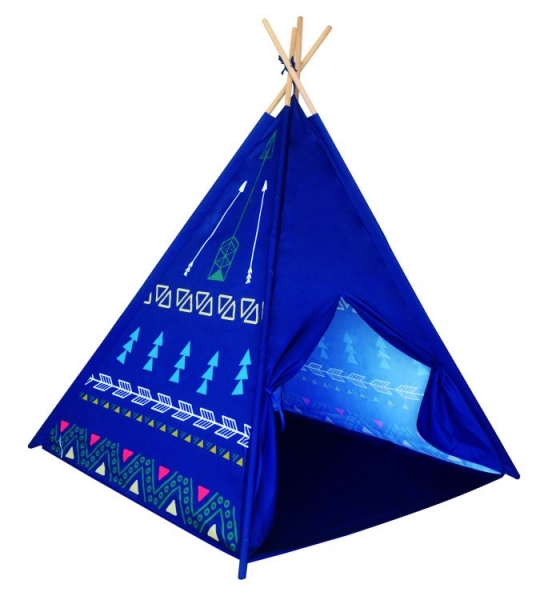 I PLAY Stan pro děti teepee, týpí - modrý