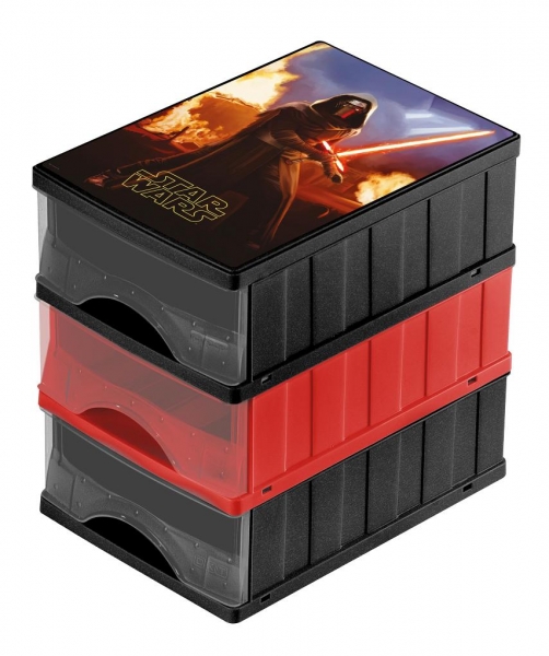 Keeeper Boxy na hračky - sada 3 šuplíků STAR WARS