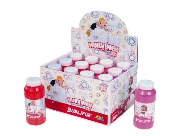 Bublifuk/Náplň Hurvínek 240ml asst 2 druhy 12ks v boxu