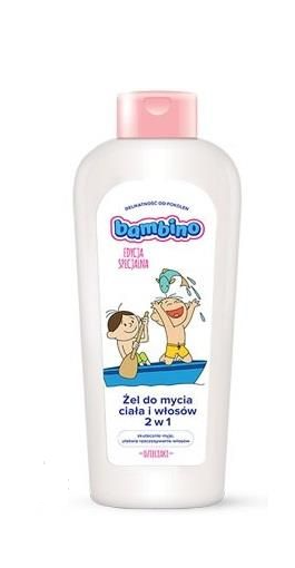 Dětský mycí gel BAMBINO na tělo i vlásky - Bolek a Lolek, 400ml