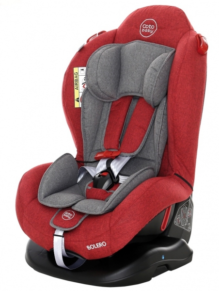 Autosedačka Bolero 0-25 kg, Coto Baby - červená,šedá