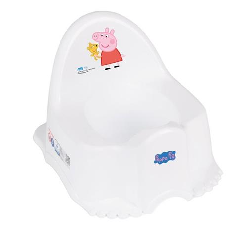 Hrající nočník Prasátko Peppa s tlapkami - bílý