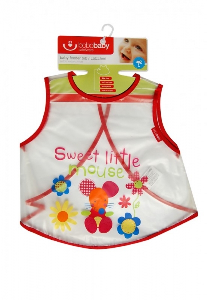 BOBO BABY Children's Apron Mouse - red (Size S, Bobo Baby)