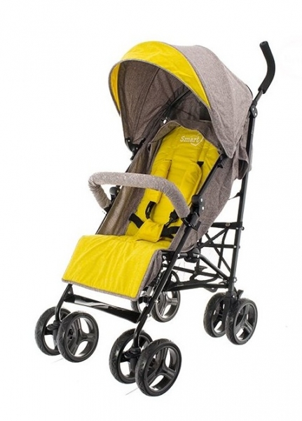 Euro Baby Dětský sportovní kočárek Smart Pro, 2019 -  žlutý