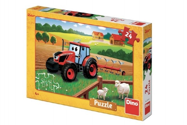 Puzzle Zetor orba 26x18 cm 24 dílků v krabici 27x19x4cm