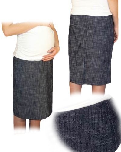 Be MaaMaa Těhotenská sportovní sukně s kapsami melírovaná - granát, vel. XXXL