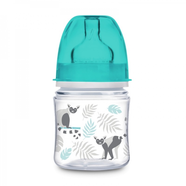 Canpol babies Antikoliková lahvička 120 ml Jungle - Lemuři, 1 ks