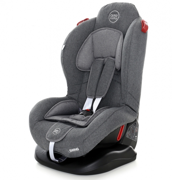 Autosedačka Coto Baby Swing 9-25kg, 2020 - šedá, melír