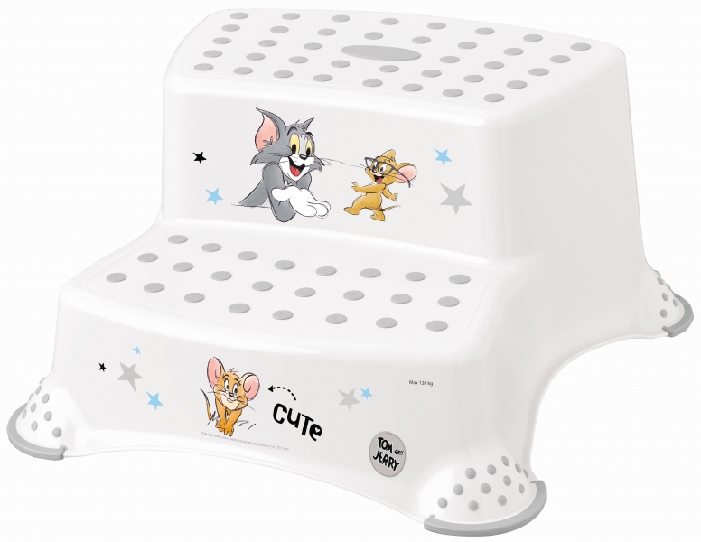 Stolička - schůdky s protiskluzovou funkcí - Tom a Jerry