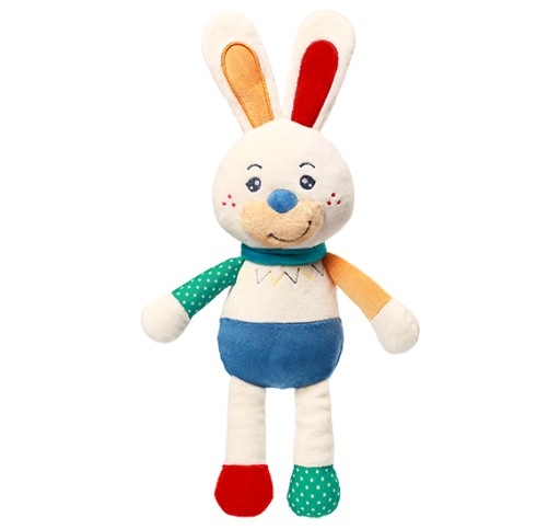BabyOno Plyšová hračka s chrastítkem, 35cm - Zajíček Jerry